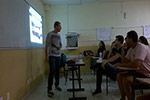 Palestra com Gerente de Marketing e com o Treinador da categoria sub-15 do Figueirense Futebol Clube
