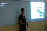 Palestra com Gerente de Marketing e com o Treinador da categoria sub-15 do Figueirense Futebol Clube