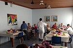 Visita beneficente no Lar dos Velhinhos de Zulma - Curso de Administração